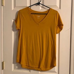 loose t-shirt mustard
